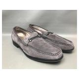 Stacy Adams Gray Suede Size 14 Loafers