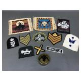 Resin Incased Bat, Vintage Patches & Southwestern