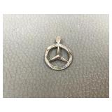 Sterling Silver Mercedes Benz Charm