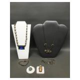 Antique Art Deco Ladies Brass Jewelry