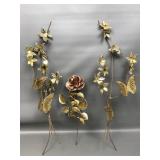 Mcm Brass Homco Interiors Wall Art Sprays