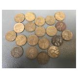 20 Wheat Pennies