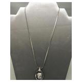 Sterling Silver Cameo Necklace