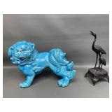 Antique Oriental Bronze And Ceramic Sculptures