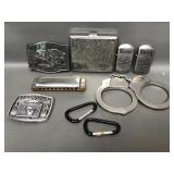 Metal Winston Lighters, Handcuffs & More!