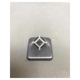 Sterling Silver & Diamonds Ring