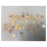 50 Wheat Pennnies