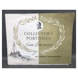 Gold Foil Etching Prints Lionel Barrymore