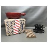 New Emile Henry French Fondue Pot