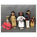 Vintage Native American Dolls & More