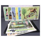 60's Fire Prevention Classrooom Safety Cards W Box