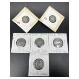 Mercury Dime And Ww2 Silver Nickels