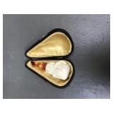 Meerschaum Carved Pipe In Orignal Box