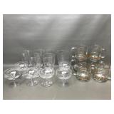 Assortment Of Vtg Etched Crystal Glasses & More!