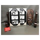 Metal Wall Scone W Picture frames  & More Decor!