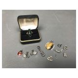Vintage Sterling Silver Ring, Charms & More!