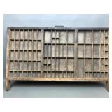 Antique Printer's Typesetting Drawer Hamilton Mfg
