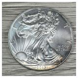 2013 $1 American Silver Eagle 1 oz .999 Fine
