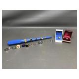 Vtg To Modern Costume Jewelry Rings Micro Mosaic &