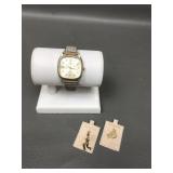 Vintage Jemis Watch & 14k Gold Filled Charms