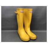 Hunter Bright Yellow Original Kids Rain Boots