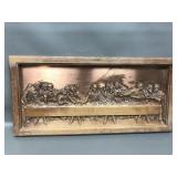 Vintage Copper Craft Guild The Last Supper