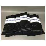 Bombas Long Black Socks, Xl