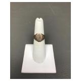 Tested 14k Gold Art Deco Signet Ring