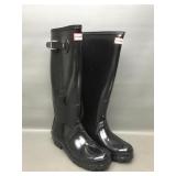 New Hunter Women's Tall Gloss Boots Sz 6