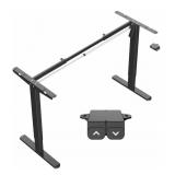 Vivo Blk Electric Stand Up Desk Frme Workstation