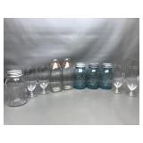 Vtg Glass Milk Bottle From Twin Pines Dairy & More