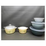 Decorative Glass Pyrex Dishes And More!