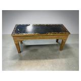 Antique Louis Xvi Style Hand Painted Storage Bench