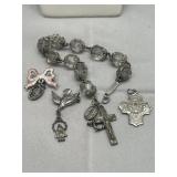 Sterling Silver Crucifix & Virgin Mary Items