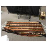 Striped Saltillo Style Earth Tone Hammock