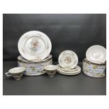 29 Pc Temple Blossom Fine Porcleain