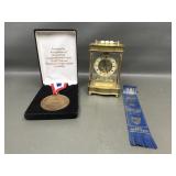 National Repub. Committee Medal& Clock!