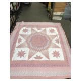 Quilted  Pink Blanket