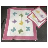 Quilted Butterfly Bed Spread & More!