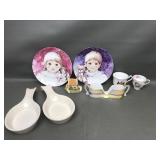 Hand Decorated Royal Schwabap Plates & More!