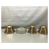 Vintage Glass Ceiling Light Shades