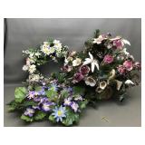 Faux Peony Floral Arrangement & More!