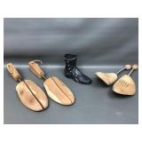 Vtg West Germany Shoe Trees, Boot Ashtray+more!