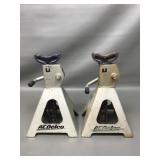 Two 2-ton Capacity Steel Jack Stands, Acdelco