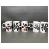 Collectible Dunoon Fruit Mugs Set Of 6