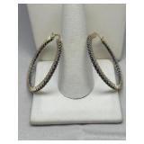 Sterling Silver & Stone Earrings