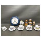 M.j. Hummel Miniature Porcelain Tea Set &more!