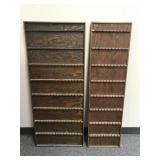 Vintage Wooden Souvenir Spoon Rack Displays
