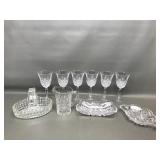 Bavarian Crystal Wine Glasses, Candy Tray & More!