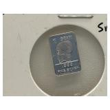 1 Gram .999 Fine Silver Bar
